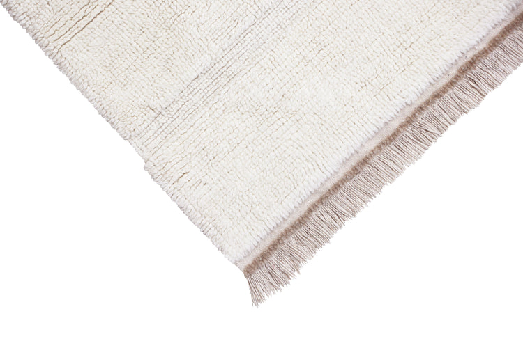 Lorena Canals. Χαλί δωματίου Woolable Steppe - Sheep White 80 x 140 εκ.