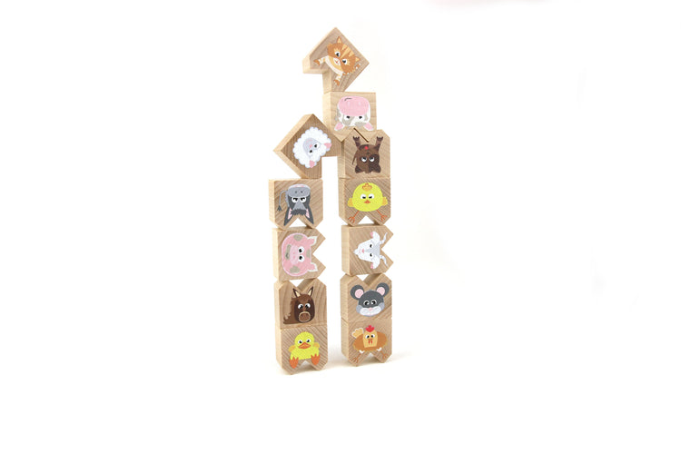 MILANIWOOD. Upside-Down Animals - Farm new