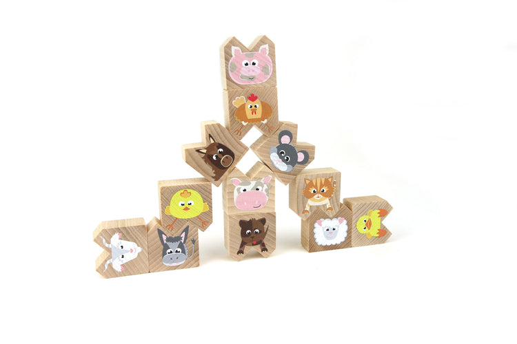 MILANIWOOD. Upside-Down Animals - Farm new