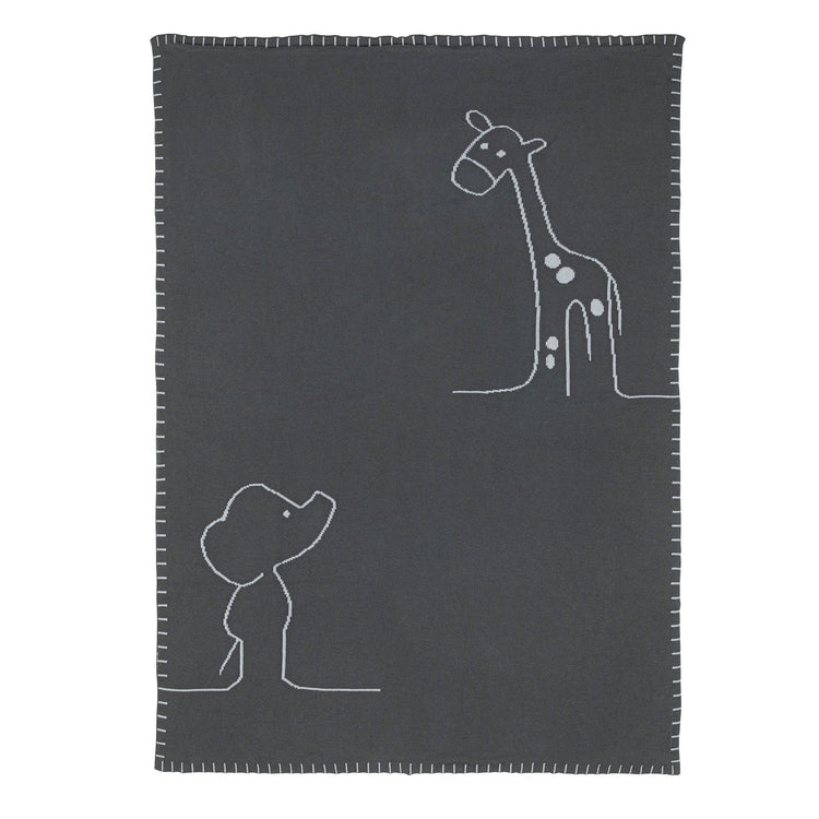 LUNA & AXEL. Knitted Baby Blanket