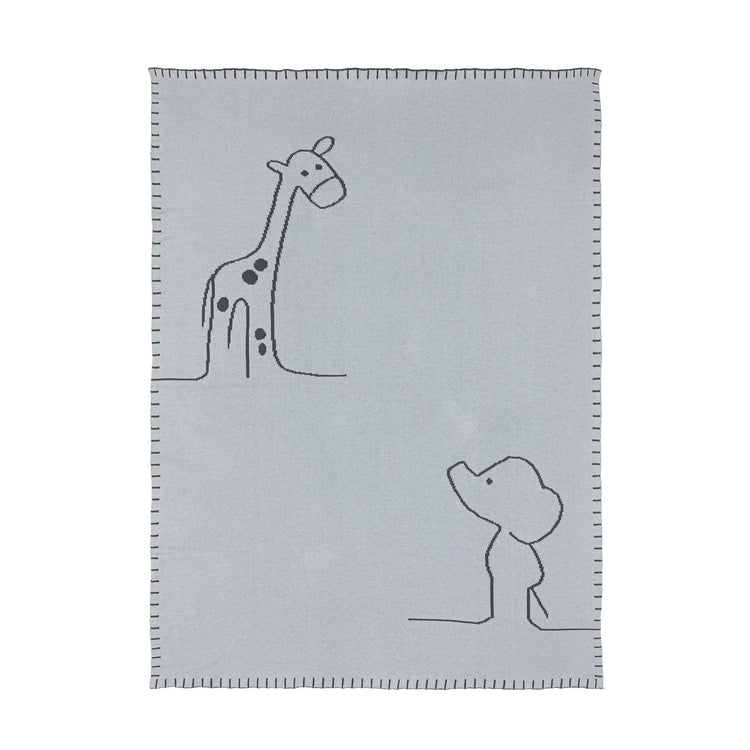 LUNA & AXEL. Knitted Baby Blanket
