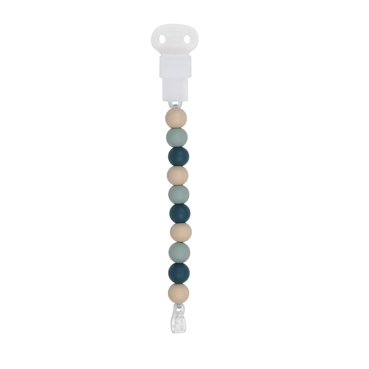 SILICON. Pacifier clip 25cm green