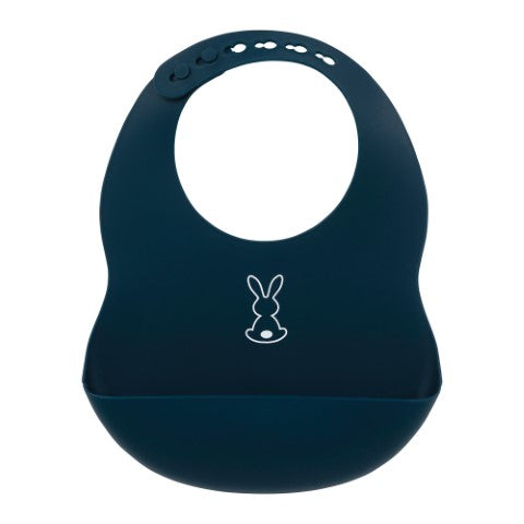 SILICON. Silicone Bib (Dark Blue)