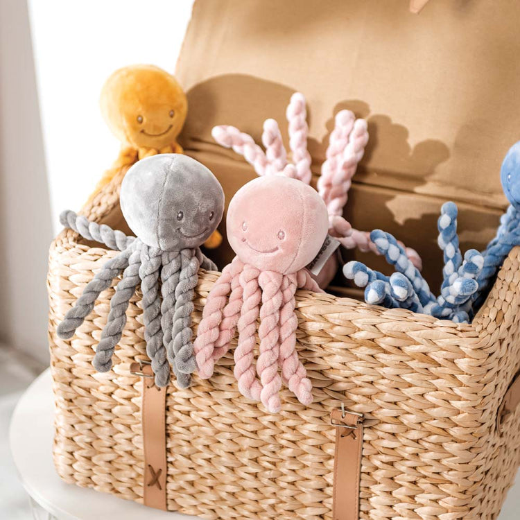 LAPIDOU. Plush Octopus (vintage pink)