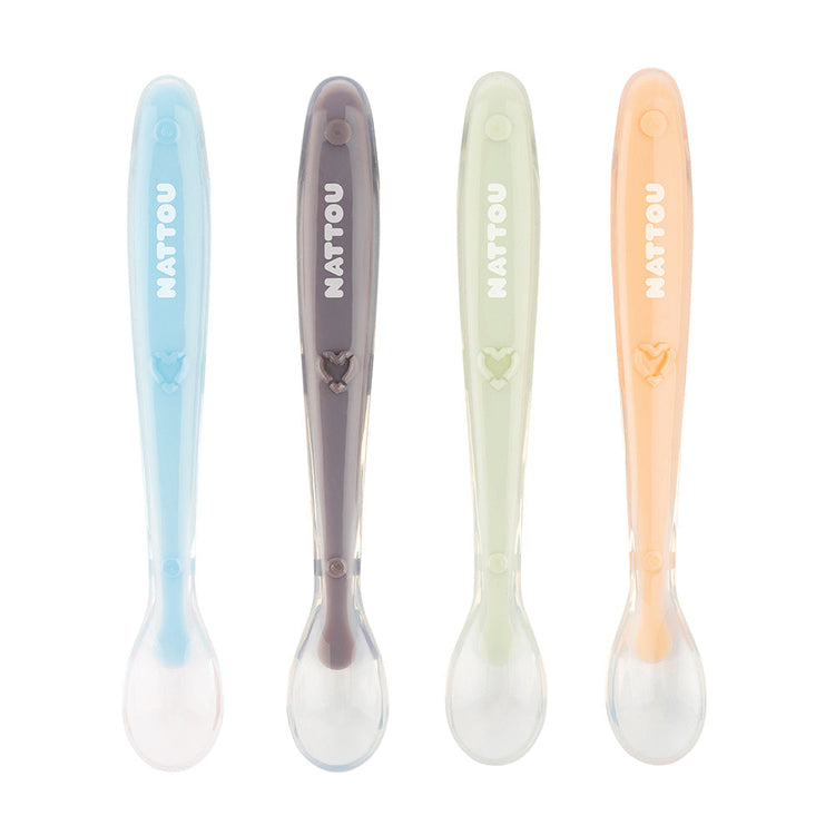 Silicone Children Spoon Set of 4 Pieces