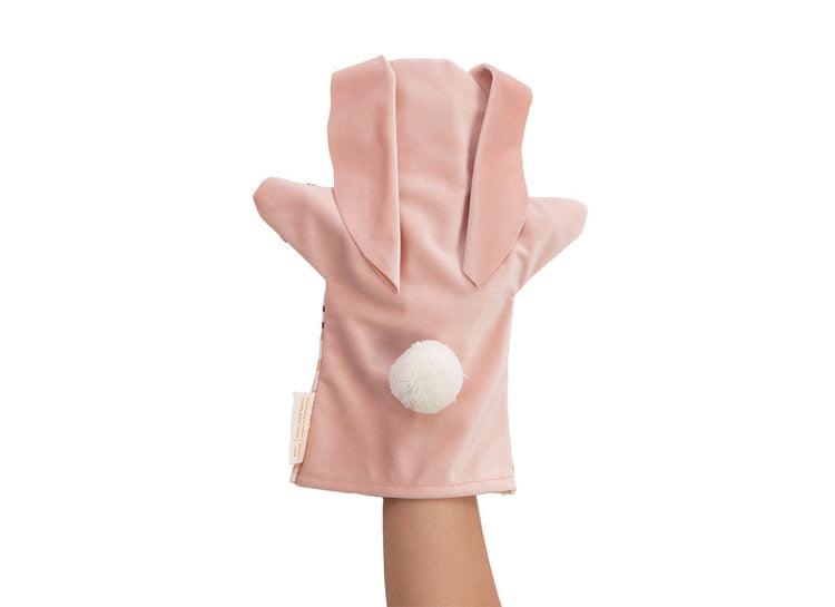 VELVET. Bunny Hand Puppet