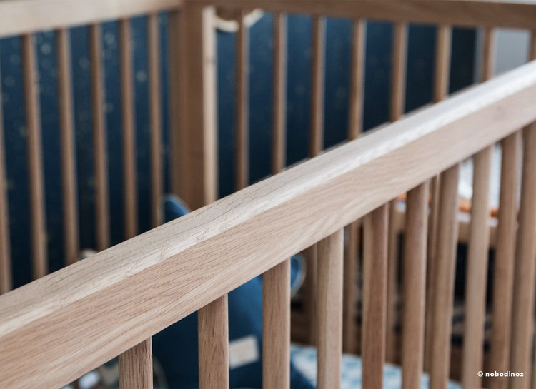 PURE. Oak Wood Evolving Crib
