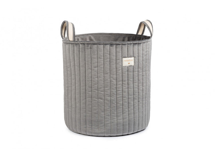 VELVET. Savanna Velvet Toy Bag Slate Grey