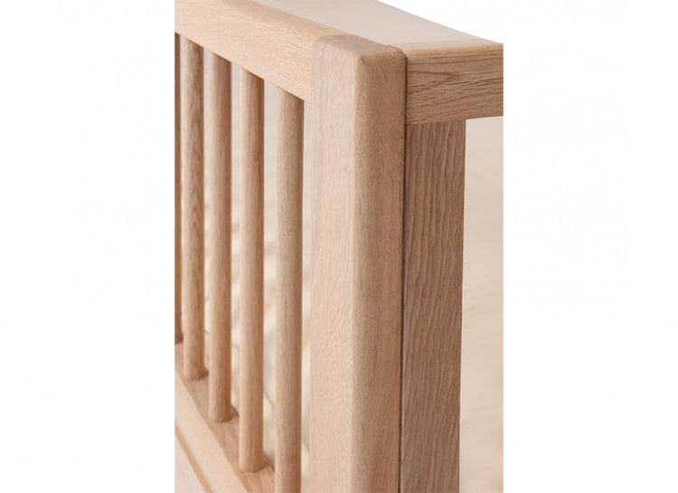 PURE. Oak wood single bed Pure