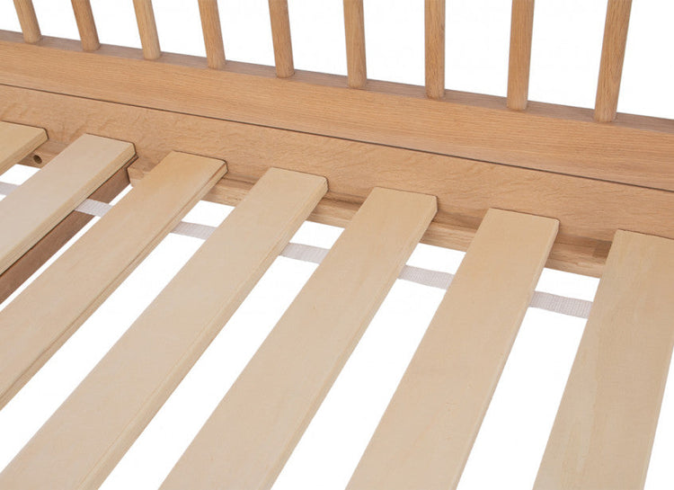 PURE. Oak wood single bed Pure