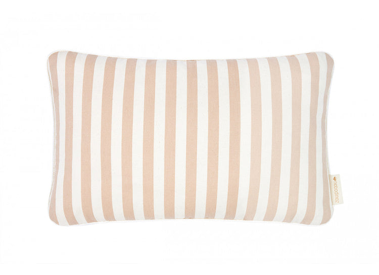 ST GERMAIN. Μαξιλάρι Jazz Taupe Stripes/ Natural 45X30