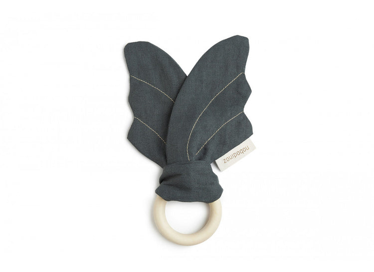 LIN. Wings teether ring • Green Blue
