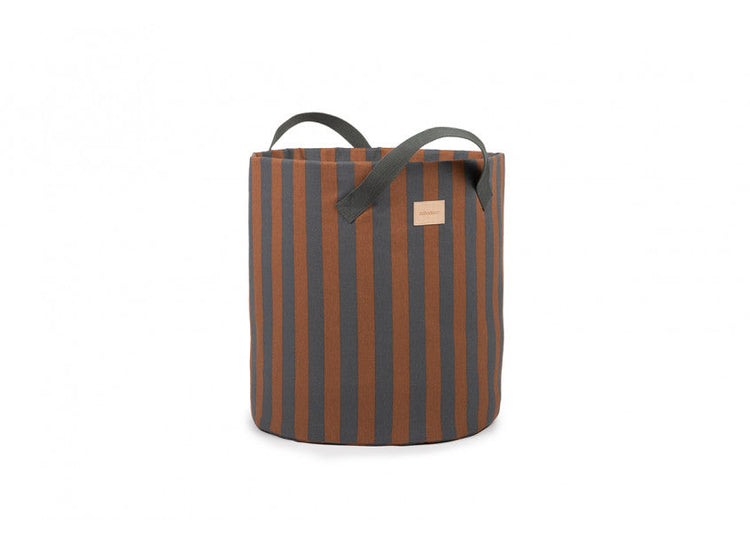 MAJESTIC. Toybag - Blue Brown Stripes