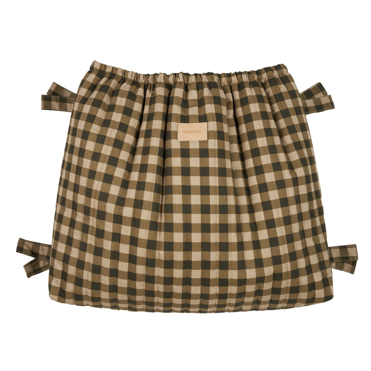 HYDE PARK. Storage stroller bag Green Checks