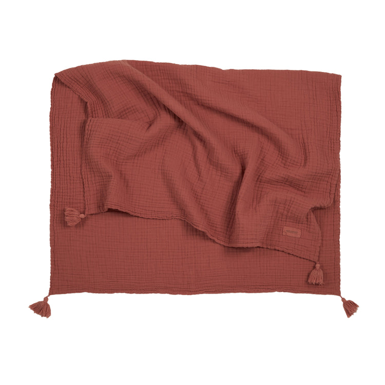 WABI SABI. Κουβερτάκι-μουσελίνα Rosewood 65X100