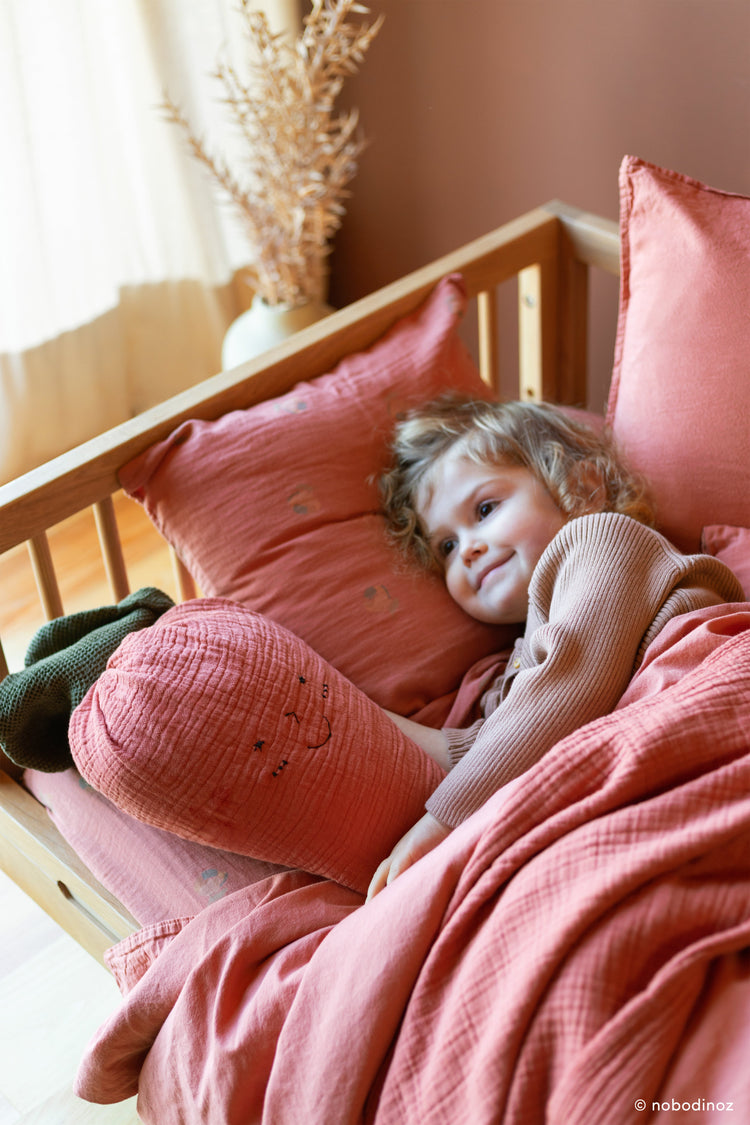 WABI SABI. Strawberry cushion Rosewood