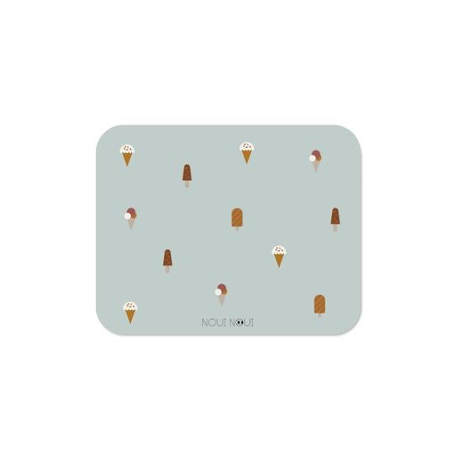 NOUI NOUI. Placemat - Ice cream - Grey