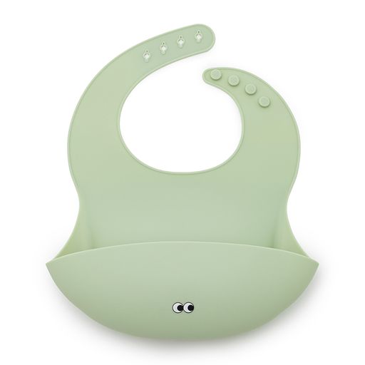 NOUI NOUI. Silicone Bib - Mint Powder