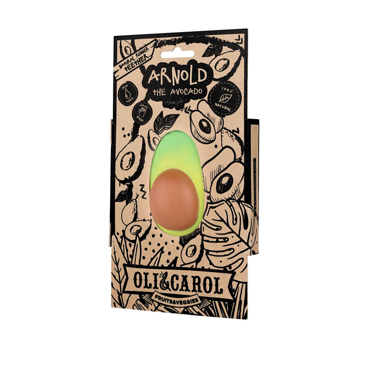OLI&CAROL. Baby teether Arnold the avocado