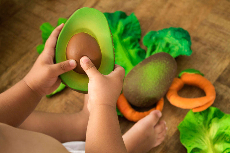OLI&CAROL. Baby teether Arnold the avocado
