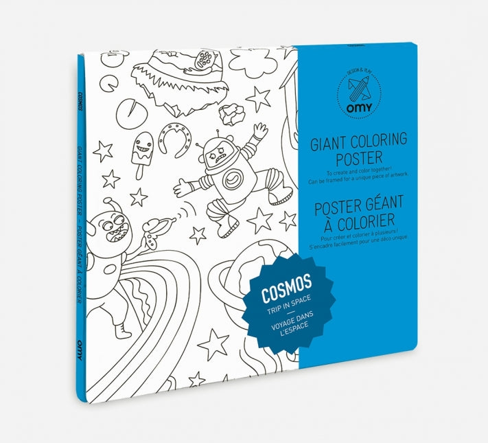 OMY. Giant coloring poster Space