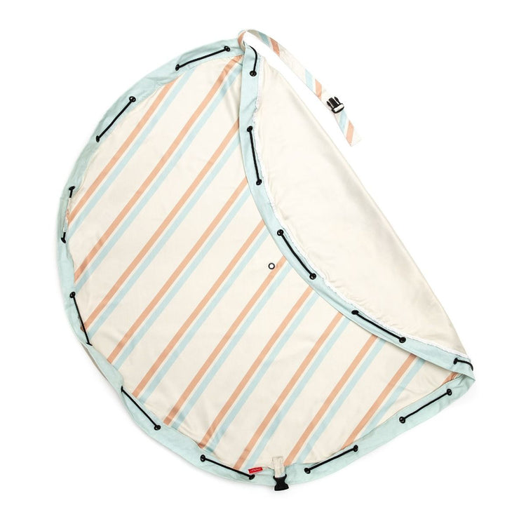 PLAY&GO. 2 in 1 storage bag and playmat. Outdoor Stripes