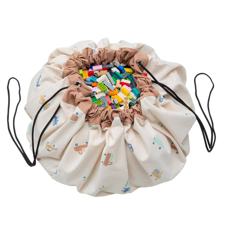 PLAY&GO. 2 in 1 storage bag and playmat. Cars