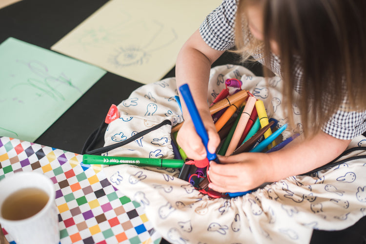 PLAY&GO. 2 in 1 storage bag and playmat. Mini Miffy