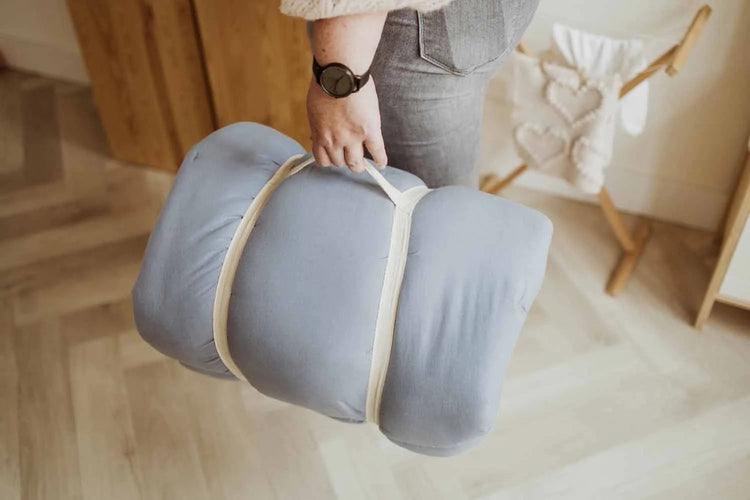 PLAY&GO. 3 in 1 Playmat - Bloom - Storage Bag. Dusty Blue