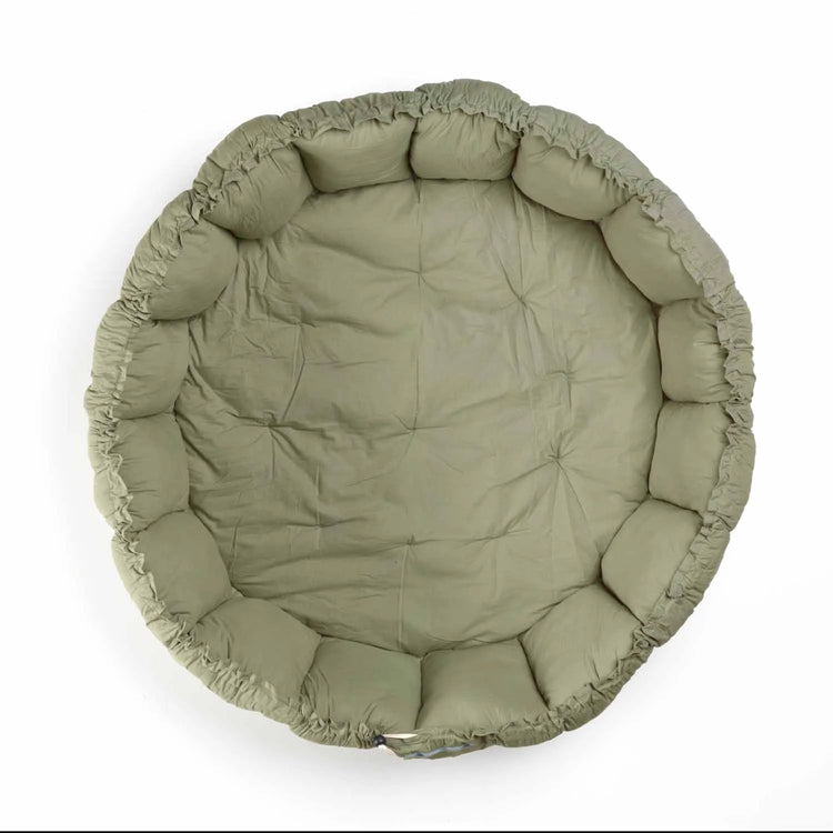 PLAY&GO. 3 in 1 Playmat - Bloom - Storage Bag. Meadow Green