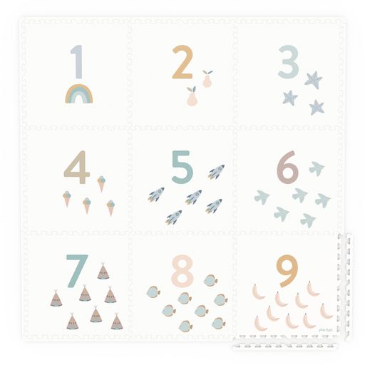 PLAY&GO. EEVAA playmat - puzzle - storage box - Numbers