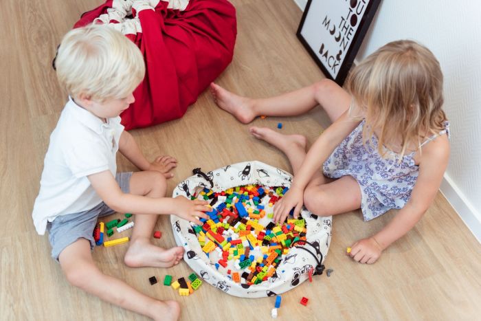 PLAY&GO. 2 in 1 storage bag and playmat. Mini Space