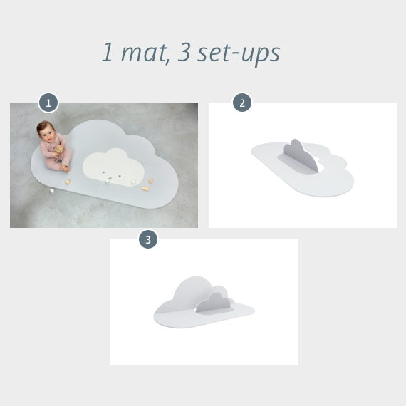 Quut. Playmat Cloud Small - Pearl grey