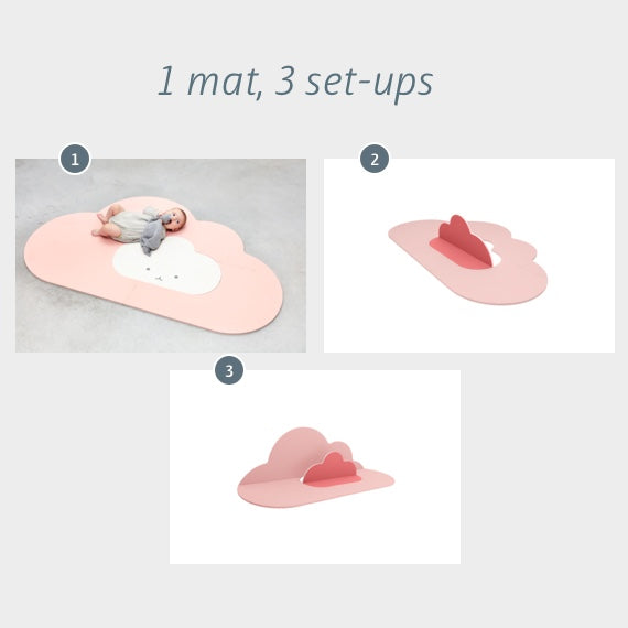 Quut. Playmat Cloud Small - Blush rose