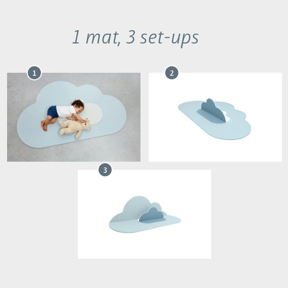 Quut. Playmat Cloud Small - Dusty blue