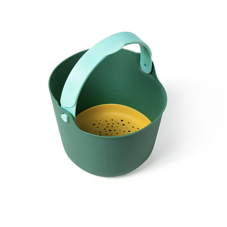 Quut. Κουβαδάκι Bucki με κόσκινο Garden Green (πράσινο)