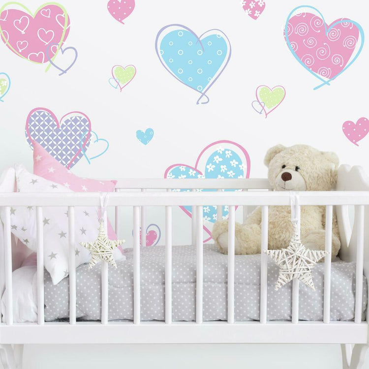 RoomMates. Hearts Wall decals