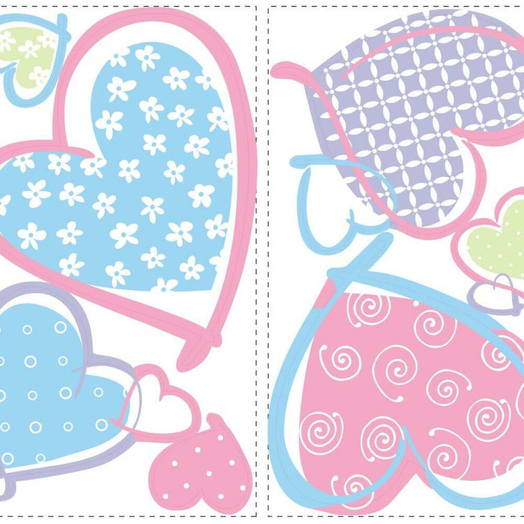 RoomMates. Hearts Wall decals