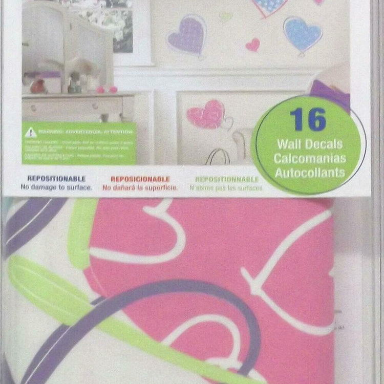RoomMates. Hearts Wall decals