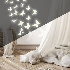 RoomMates. Glow-in-the-Dark Wall Stickers Butterflies