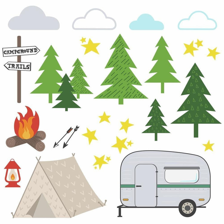 RoomMates. Wall decals Camping