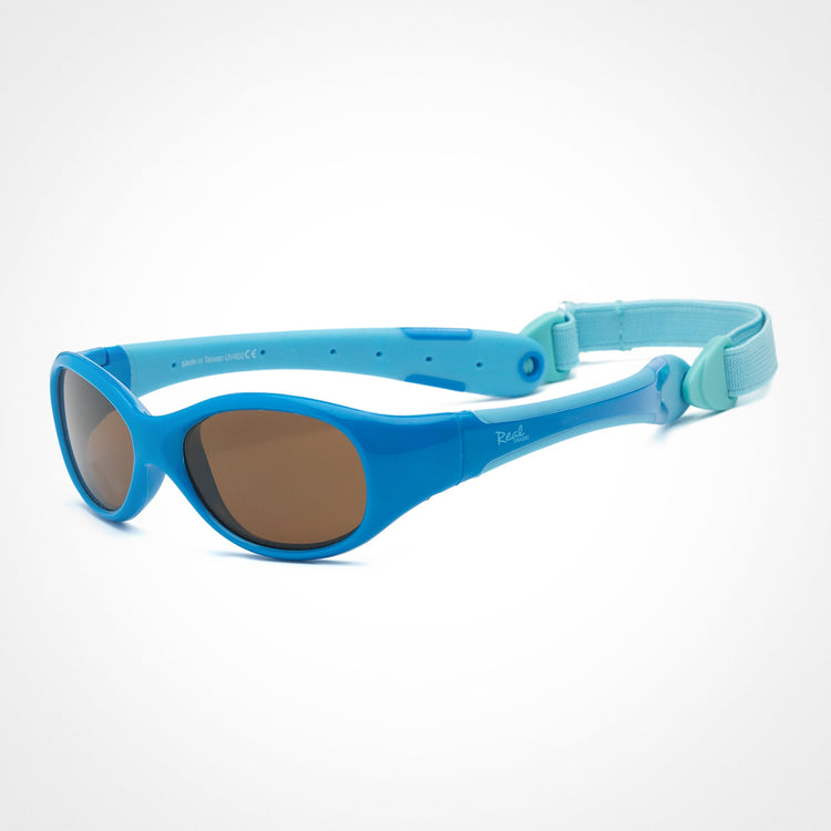 REAL SHADES. Explorer sunglasses for Babies - Blue/Light Blue