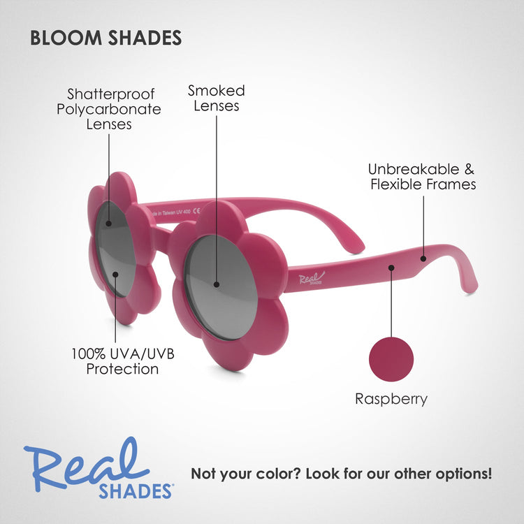 REAL SHADES. Παιδικά γυαλιά ηλίου Bloom Toddler 2-4 ετών Raspberry Sorbet