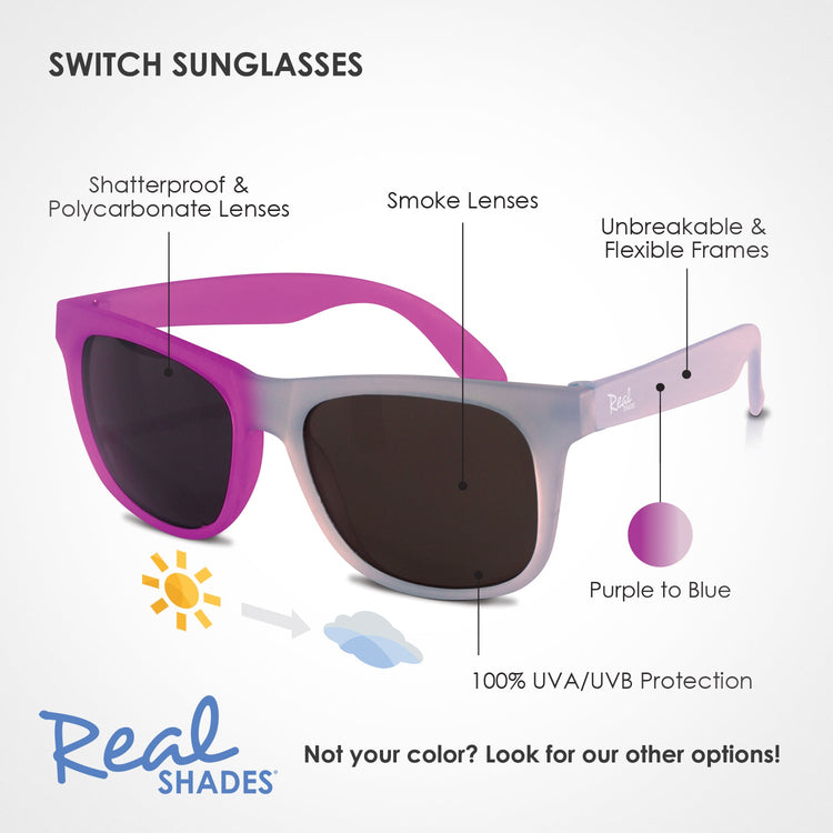 REAL SHADES. Παιδικά γυαλιά ηλίου Switch Toddler 2-4 ετών Light Blue/Purple