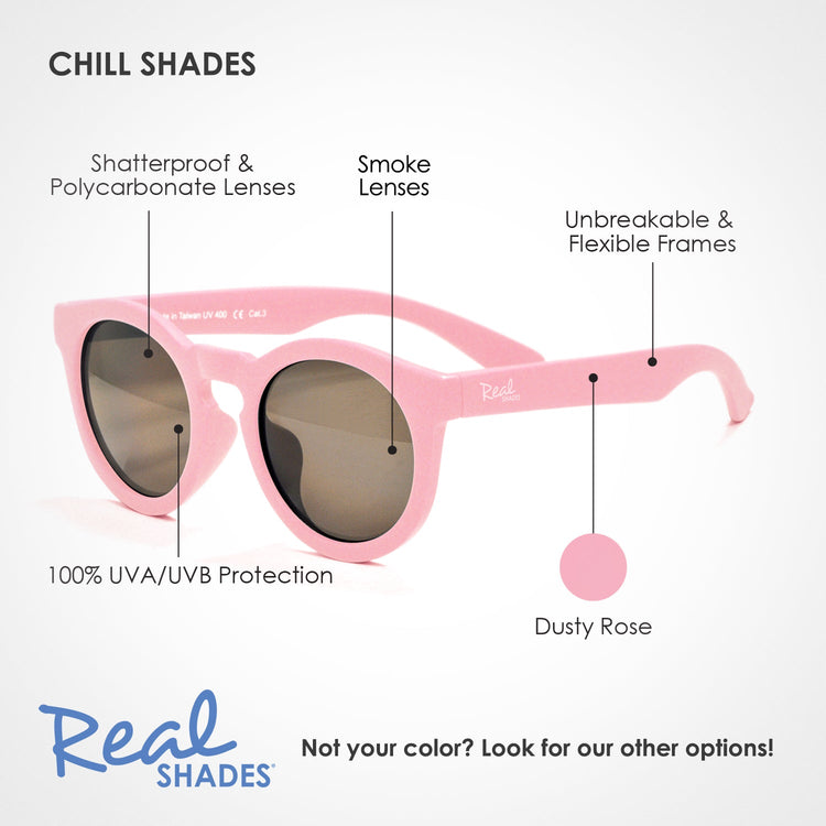 REAL SHADES. Chill sunglasses for Kids Dusty Rose