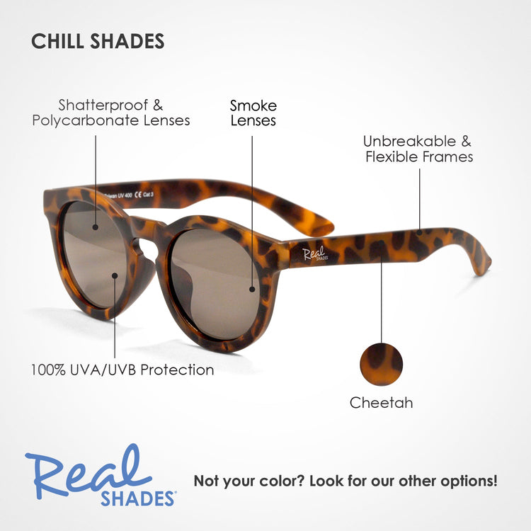 REAL SHADES. Chill sunglasses for Youth Cheetah