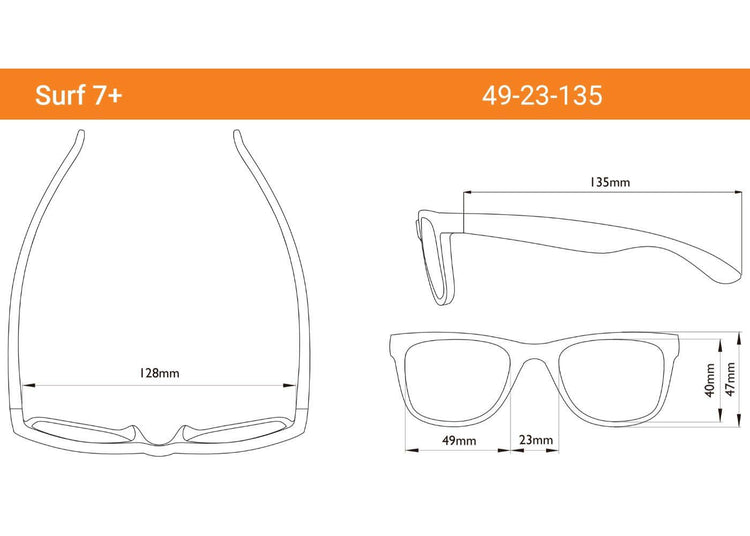 REAL SHADES. Surf sunglasses for Youth Berry Gloss
