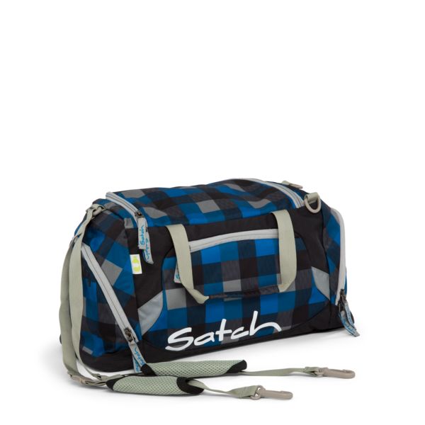 SATCH. Gym Bag Airtwist (Plaid Gray-Blue)