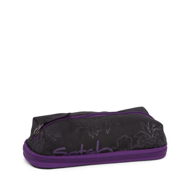 SATCH. Pencil Case Pen Holder Purple Hibiscus (Purple Flowers)