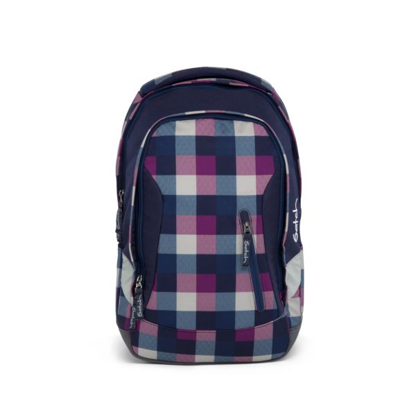 SATCH. Backpack Berry Carry (Plaid Purple-Multicolor)